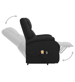 Fauteuil de massage Noir Tissu