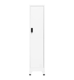 Armoire à casiers Blanc 38x45x180 cm Acier