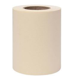 Écrans d'intimité de jardin 4 pcs PVC 35x0,19 m Crème