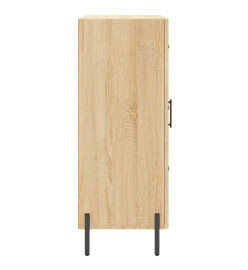 Buffet chêne sonoma 69,5x34x90 cm bois d'ingénierie