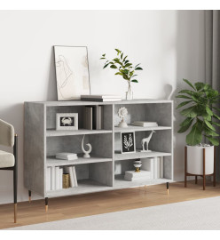 Buffet gris béton 103,5x35x70 cm bois d'ingénierie