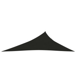 Voile d'ombrage 160 g/m² Noir 4x5x6,8 m PEHD