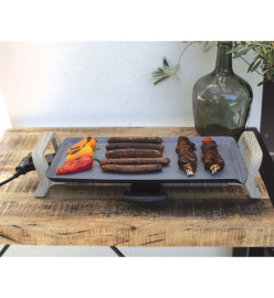 Livoo Plaque de cuisson 1800 W Naturel et noir