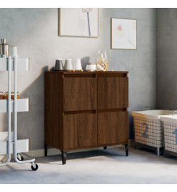 Buffet Chêne marron 60x35x70 cm Bois d'ingénierie