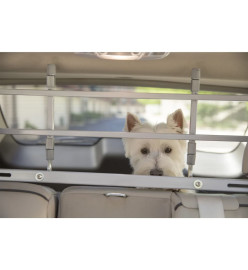 Worldwise Barrière d'auto pour chien K9K Aluminium Argenté