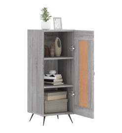 Buffet Sonoma gris 34,5x34x90 cm Bois d'ingénierie