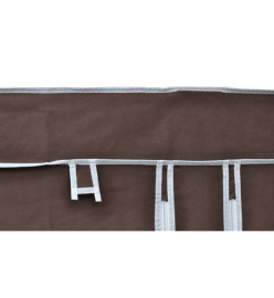 Garde-robe Tissu Marron