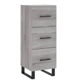 Buffet Sonoma gris 34,5x34x90 cm Bois d'ingénierie
