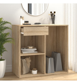 Armoire cosmétique Chêne sonoma 80x40x75 cm Bois d'ingénierie