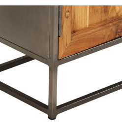 Buffet Teck recyclé et acier 65 x 30 x 70 cm