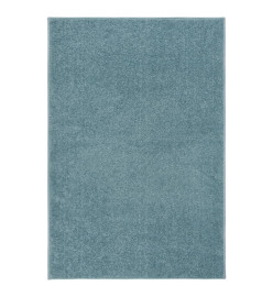 Tapis à poils courts 200x290 cm Bleu