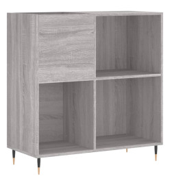 Armoire à disques sonoma gris 84,5x38x89 cm bois d'ingénierie