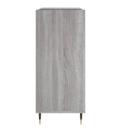 Armoire à disques sonoma gris 84,5x38x89 cm bois d'ingénierie