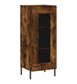 Buffet Chêne fumé 34,5x34x90 cm Bois d'ingénierie