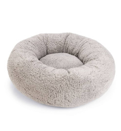 Beeztees Lit pour chien Mousse à mémoire de forme Jaxx 50x20 cm Gris