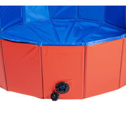 Animal Boulevard Piscine animaux de compagnie Cooling L Rouge/bleu