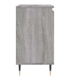 Armoire de bain sonoma gris 58x33x60 cm bois d'ingénierie