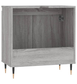 Armoire de bain sonoma gris 58x33x60 cm bois d'ingénierie