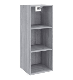 Armoire murale Sonoma gris 34,5x32,5x90 cm Bois d'ingénierie