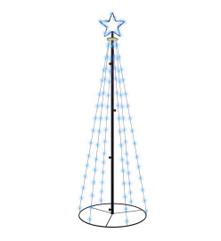 Arbre de Noël cône 108 LED Bleues 70x180 cm