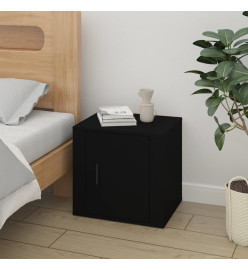 Table de chevet Noir 50x39x47 cm