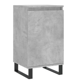 Buffet gris béton 40x35x70 cm bois d'ingénierie