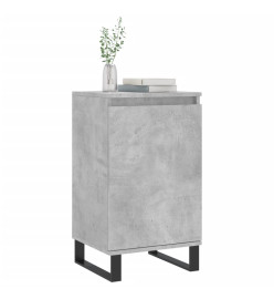 Buffet gris béton 40x35x70 cm bois d'ingénierie