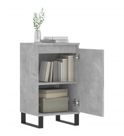 Buffet gris béton 40x35x70 cm bois d'ingénierie