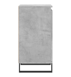 Buffet gris béton 40x35x70 cm bois d'ingénierie