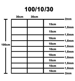 Clôture de jardin Acier galvanisé Argenté 50x1 m