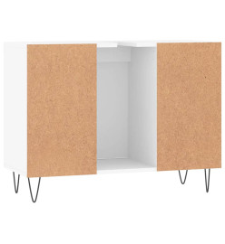 Armoire de salle de bain blanc 80x33x60 cm bois d'ingénierie