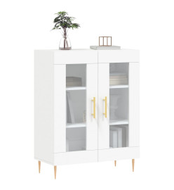 Buffet blanc 69,5x34x90 cm bois d'ingénierie