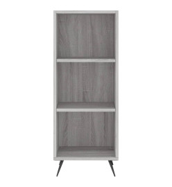 Buffet haut Sonoma gris 34,5x34x180 cm Bois d'ingénierie