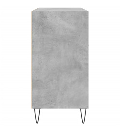Buffet gris béton 103,5x35x70 cm bois d'ingénierie