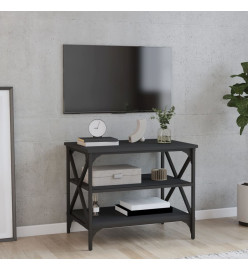 Meuble TV Noir 60x40x50 cm Bois d'ingénierie