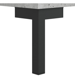 Buffet Gris béton 34,5x34x90 cm Bois d'ingénierie