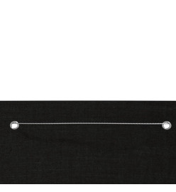 Écran de balcon Noir 80x240 cm Tissu Oxford