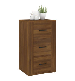 Buffet Chêne marron 40x33x70 cm Bois d'ingénierie