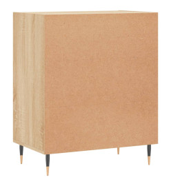 Buffet chêne sonoma 57x35x70 cm bois d'ingénierie