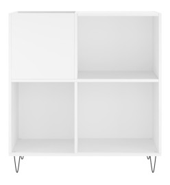 Armoire à disques blanc 84,5x38x89 cm bois d'ingénierie