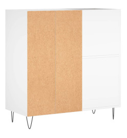 Armoire à disques blanc 84,5x38x89 cm bois d'ingénierie