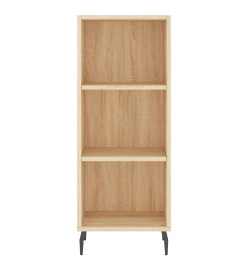Buffet haut Chêne sonoma 34,5x32,5x180 cm Bois d'ingénierie