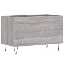 Armoire à disques sonoma gris 74,5x38x48 cm bois d'ingénierie
