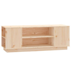 Meuble TV 110x35x40,5 cm Bois de pin massif