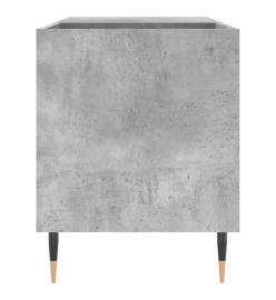 Armoire à disques gris béton 85x38x48 cm bois d'ingénierie