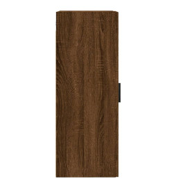 Armoire murale chêne marron 34,5x34x90 cm bois d'ingénierie