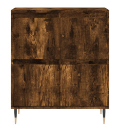 Buffet Chêne fumé 60x35x70 cm Bois d'ingénierie