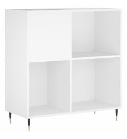 Armoire à disques blanc 84,5x38x89 cm bois d'ingénierie