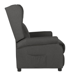 Fauteuil inclinable Gris foncé Tissu