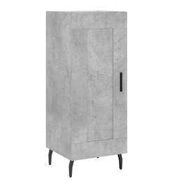 Buffet Gris béton 34,5x34x90 cm Bois d'ingénierie